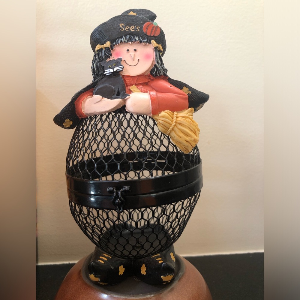 Halloween Candle Holder, Witch Candy Holder, Cookie Cutters - Picture 3 of 16